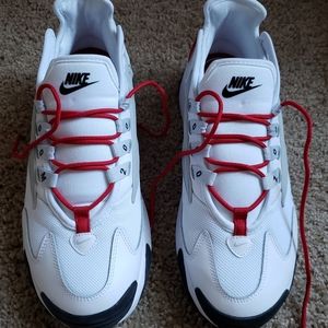 Nike
White/Red/Grey Zoom 2K Sneakers